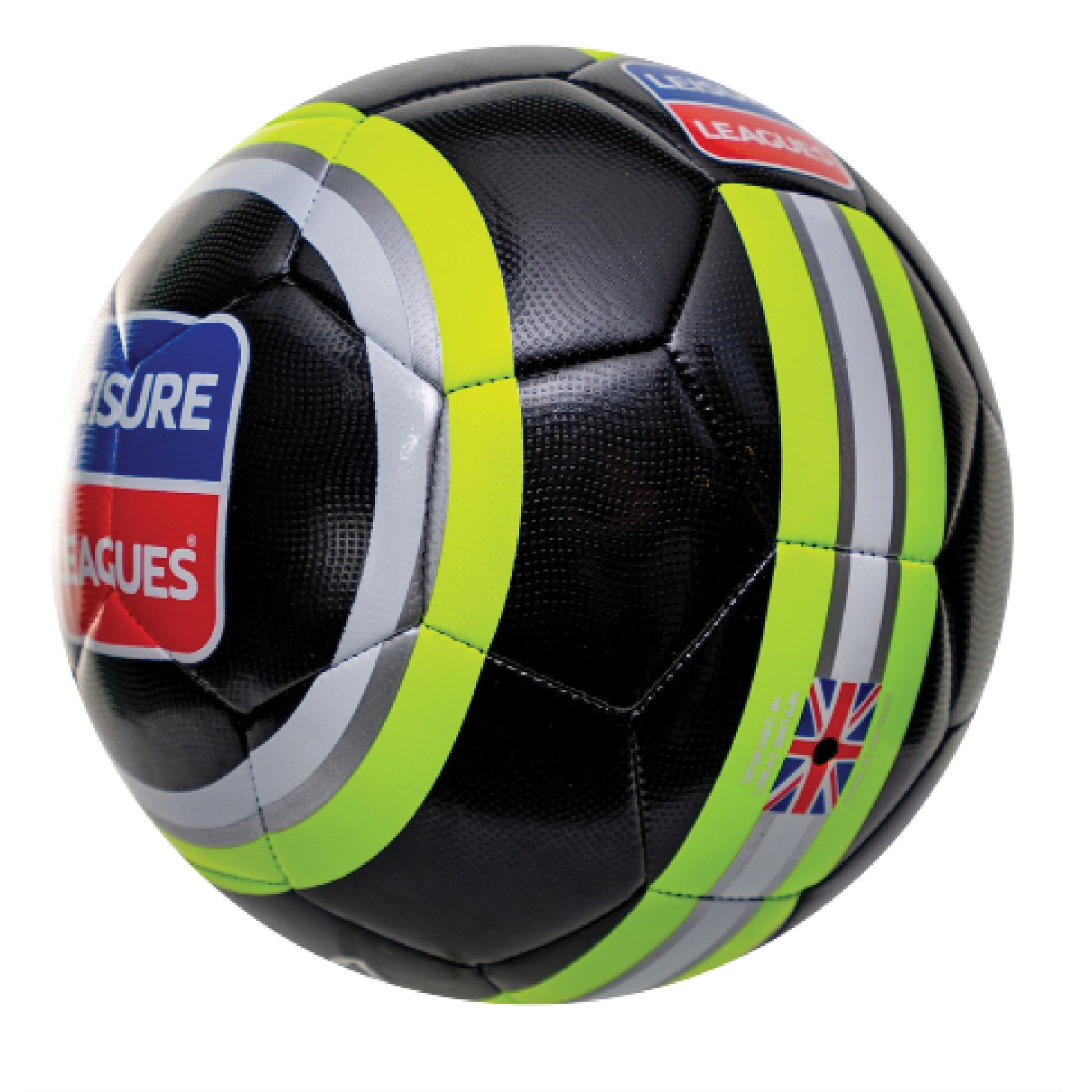 Leisure leagues football Size 5 Ball Black 