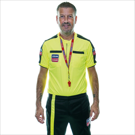 Leisure leagues football clothing sportswear referee jacket joggers shirt