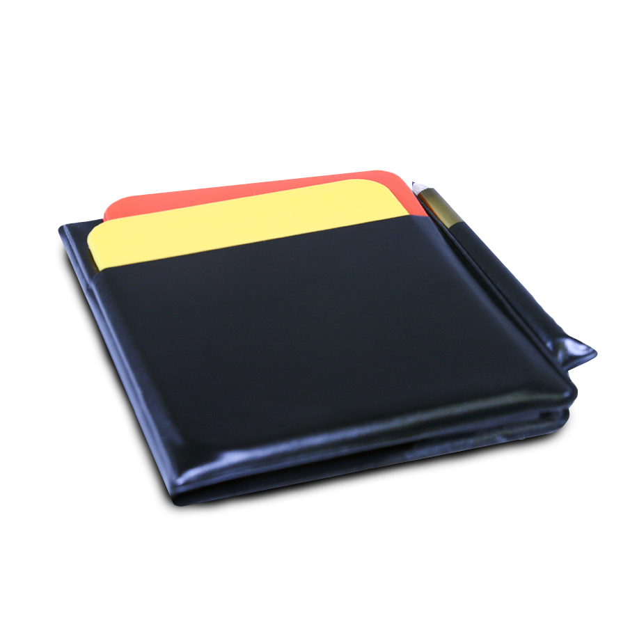 Leisure leagues football Referee Cards Red Yellow