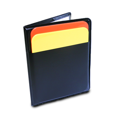 Leisure leagues football Referee Cards Red Yellow