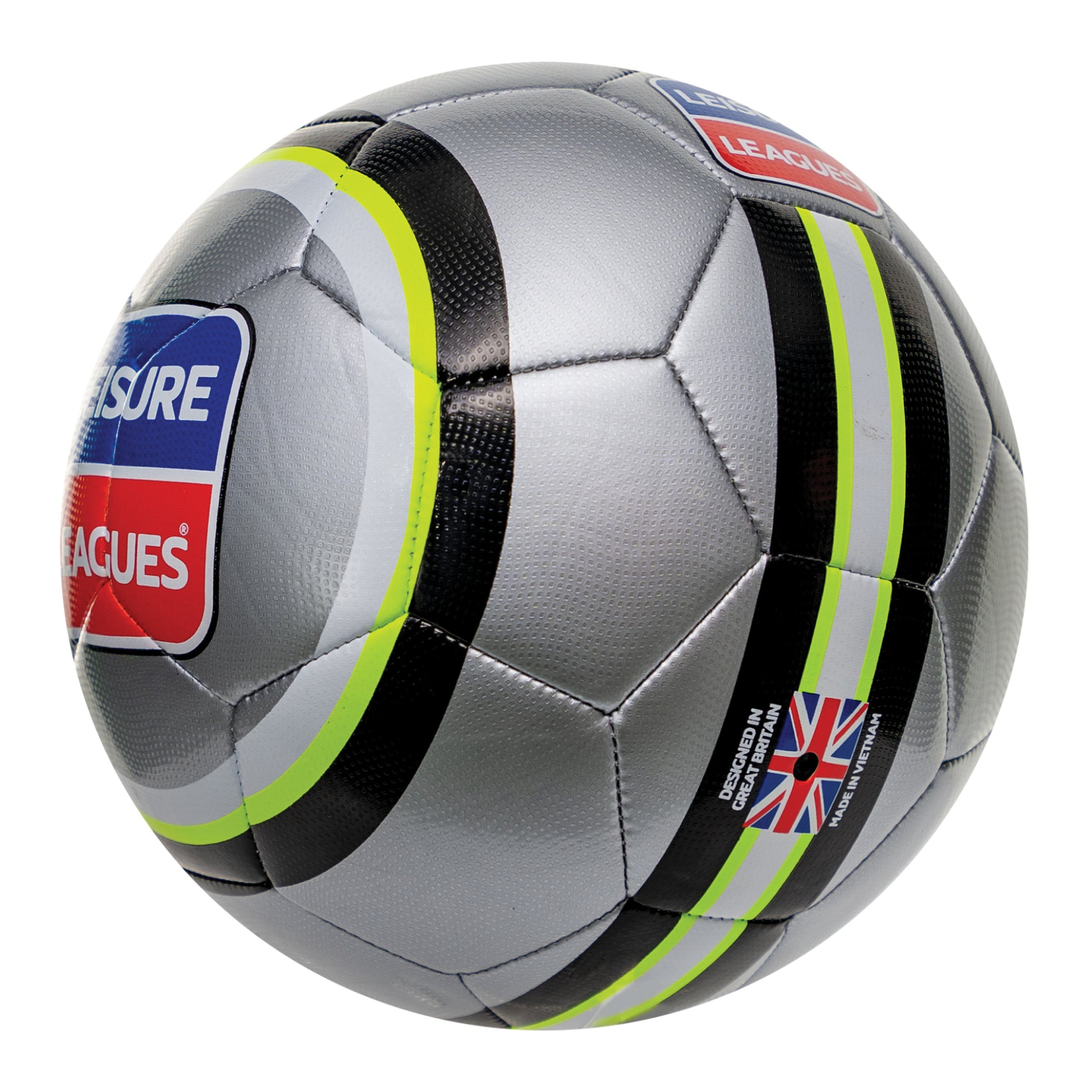 Leisure leagues football Size 5 Ball Silver